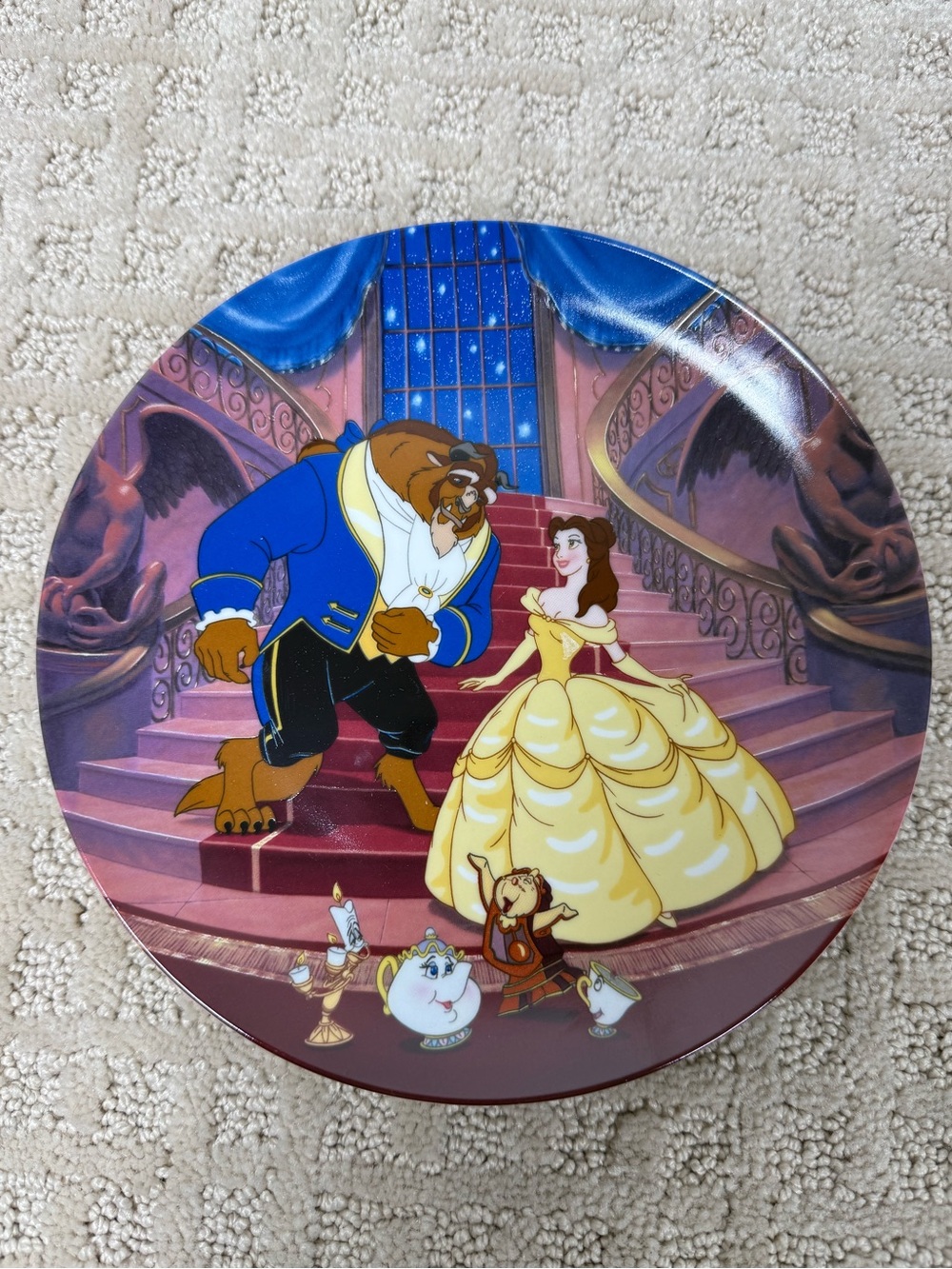 A Blossoming Romance Disney’s Beauty And The Beast Collector Plate